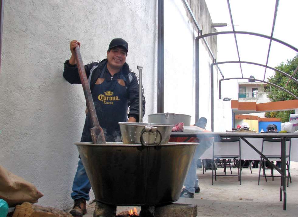 festejo con unas Carnitas