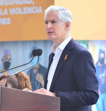 El Gobernador Alfredo del Mazo Maza en Texcoco